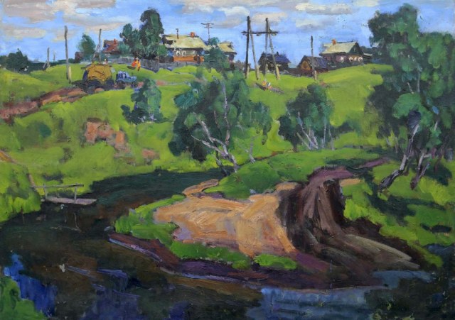 Лето в деревне. худ. А.И. Орлов.jpg