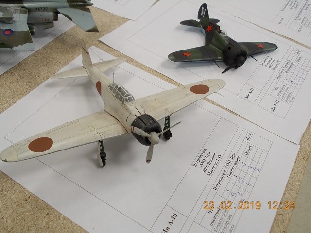 А5М2 Зеро, И-16, масштаб 148, Будко Александр, 14 лет, 1 мдладшая, 2 место.JPG