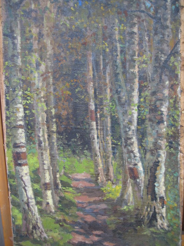 Копия картины В.Д. Поленова Березовая аллея в Абрамцево. худ. А.И. Орлов.JPG
