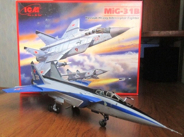 МиГ-31 от ICM. Март 2023 г. Жукова..JPG