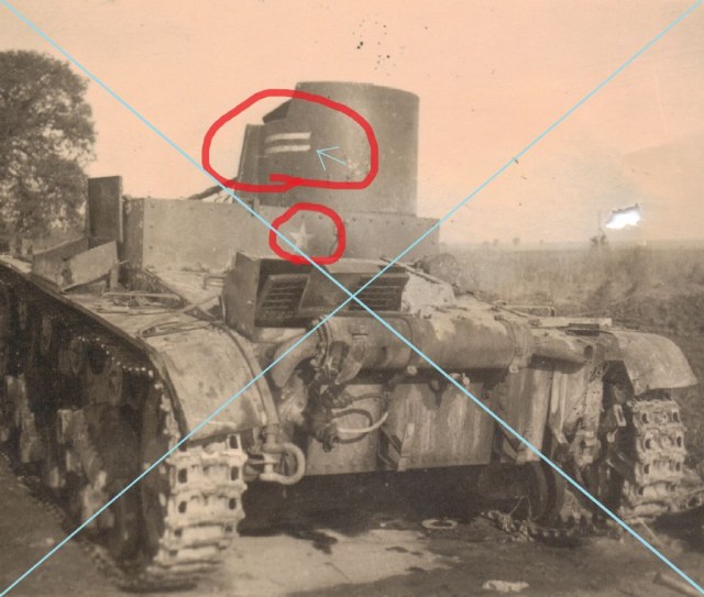 две белые полоски на башне — тактический знак 67-го танкового полка 34-ой танковой дивизии 8-го механизированного корпуса Юго-Западного фронта.jpg