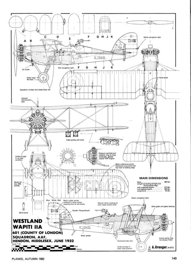 Westland Wapiti drawings by A_Granger planes magazine1982.jpg