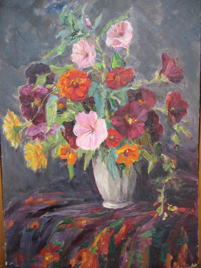 Цветы в вазе. худ. А.И. Орлов.JPG