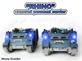 Опять Warhammer 40k - 2 БТРа RHINO