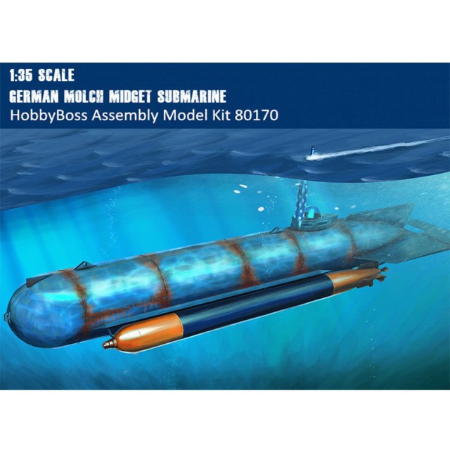 German Molch Midget Submarine 1/35 Hobby-boss