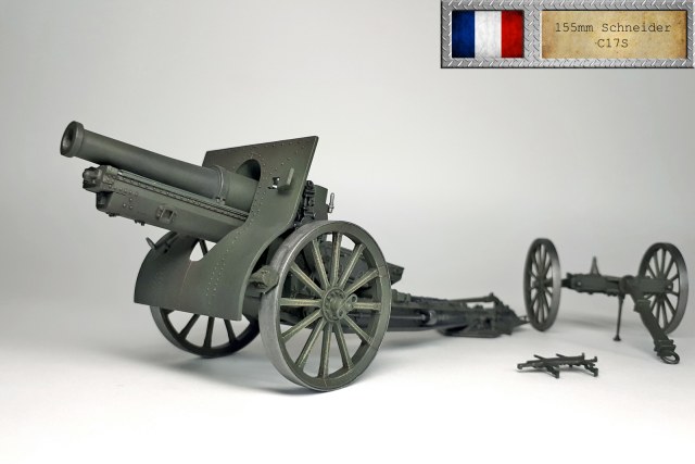 Французская 155-мм гаубица Шнайдер 1917 года (C17S)