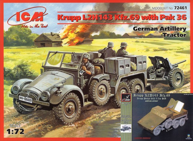 Krupp Protze L2H143 Kfz.69 w/Pak 36 & add-on armor