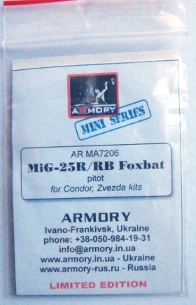 MiG-25R/RB Foxbat pitot, cat. # AR MA 7206