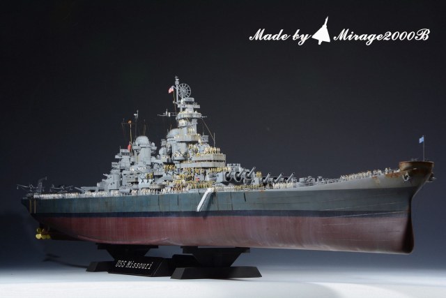 1/350 Подписание Акта о капитуляции Японии на борту линкора «Миссури», 2 сентября 1945 года