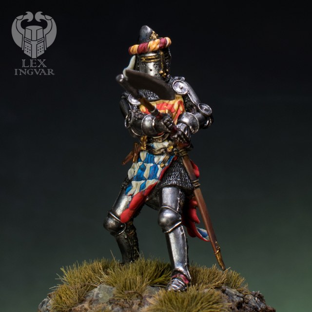 Германский рыцарь Конрад фон Эш в битве при Креси