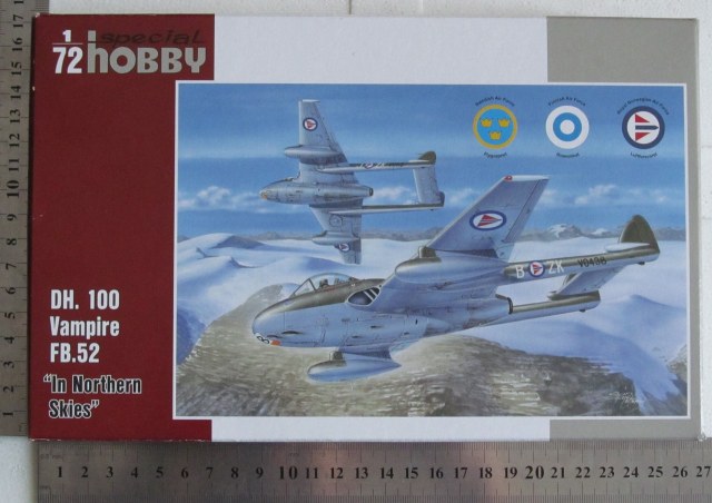 DH.100 Vampire FB.52 In Northern Skies