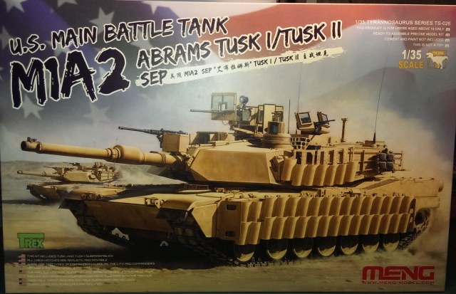 Американский основной боевой танк M1A2 Abrams SEP с броней TUSK1\Tusk2