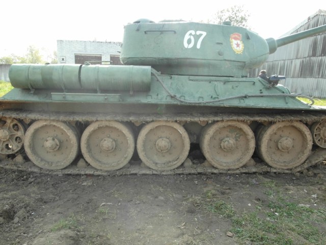 Т34 после покатушек