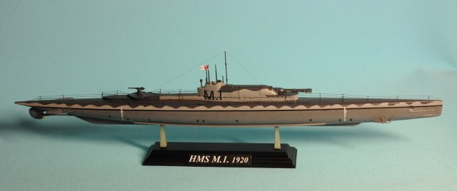 HMS M.1. Британский подводный монитор М-класса. 1/350 Mikromir