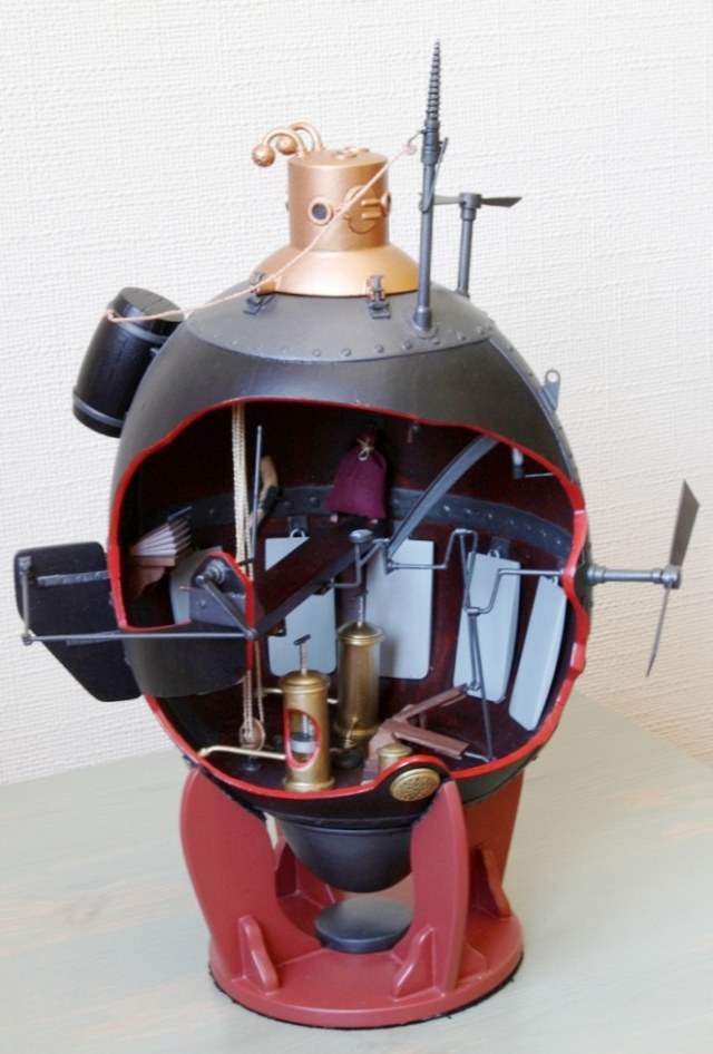 Подводная лодка Бушнелла, 1:11