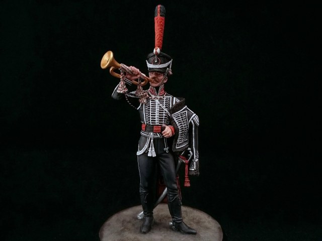 Штаб-трубач Александрийского гусарского полка. Россия, 1810-14 года