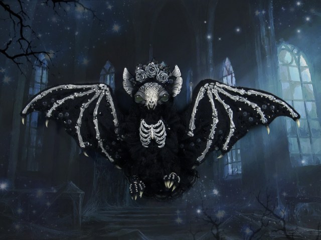 Летучая мышь Скелетон