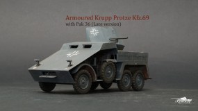 Armoured Krupp Protze Kfz.69 with Pak 36 (Late version)
