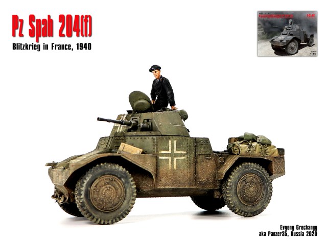 Pz Spah 204(f), блицкриг во Франции, 1940 г.