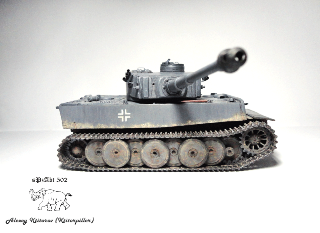 Немецкий танк PzKpfw VI Ausf.H1