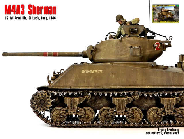 M4А3 Sherman, Италия, 1944 г.