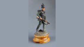 Рядовой 95-го (Rifles) пехотного полка. Великобритания, 1810-1815 гг.