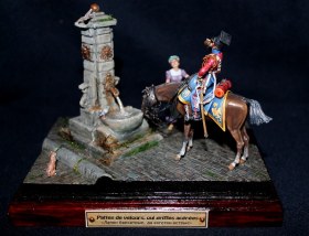 Виньетка в масштабе 1/32 "Лапки бархатные, да коготки острые".