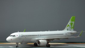 Airbus A320, а/к S7 "Маляр"