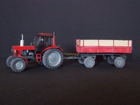 МТЗ 82 плюс телега