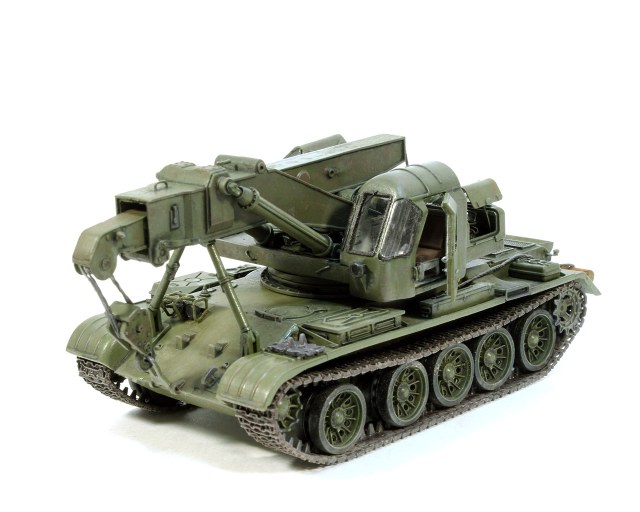 Кран СПК-12Г на шасси танка Т-54