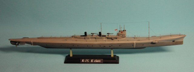 HMS K15. Британская подводная лодка K класса. 1/350 MikroMir