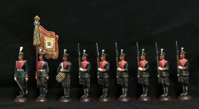 Преображенцы в парадной форме 1900-е гг.