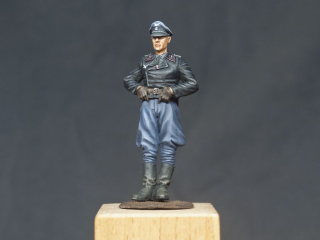 Немецкий танковый офицер дивизии "Герман Геринг"