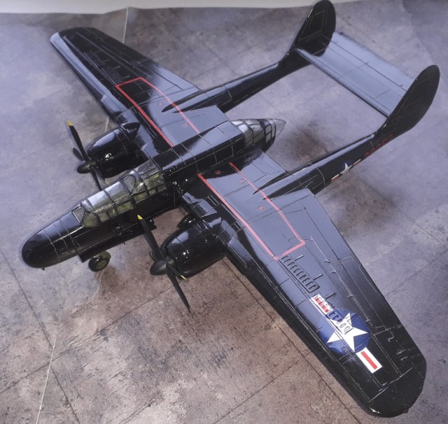 P 61c Black Whidow , USAF , 1965,Wright Petterson AFB.