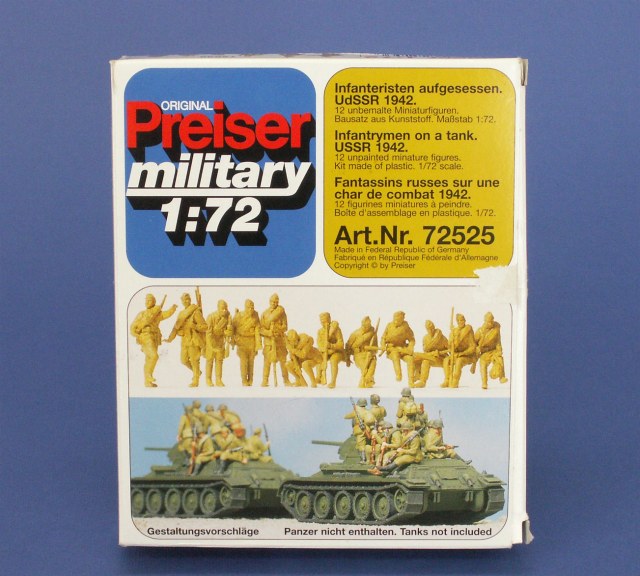 Infantrymen on a tank. USSR 1942.