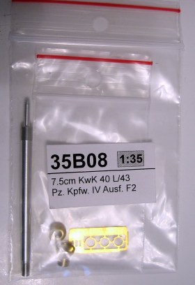 Cтвол 7,5 cm KwK 40L/43 для Pz.IV ausf.F2