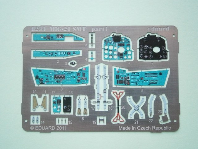 фототравление на МИГ-21 СМТ  1/48