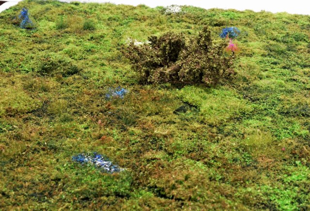 Изготовление лужайки для диорамы…