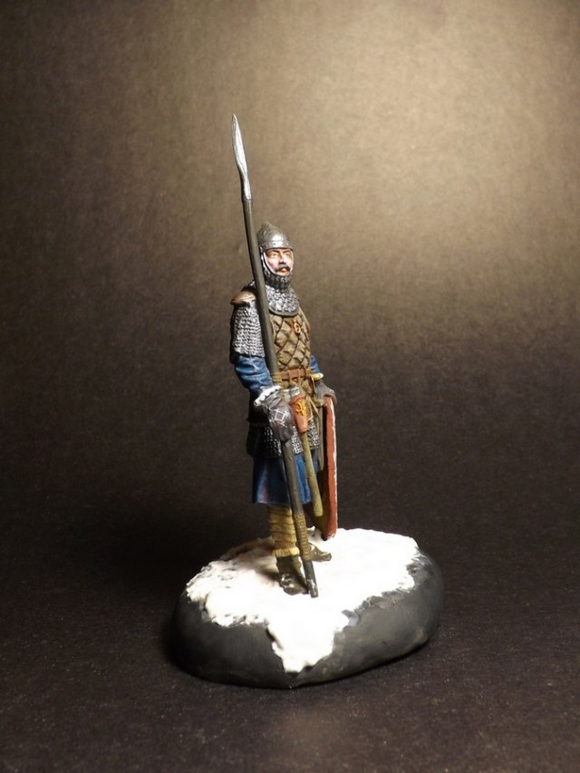 Русский пеший воин, 14-15 вв.