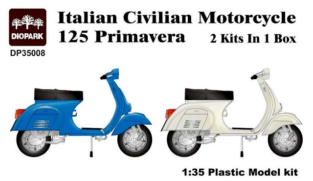 Итальянский гражданский мотоцикл 125 "Primavera".