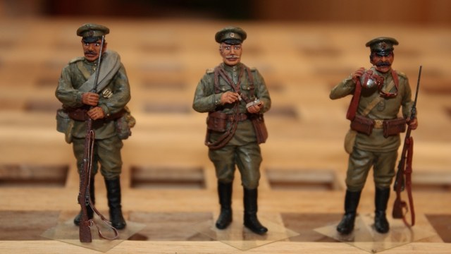 Прапорщикъ и нижніе чины 37-ого Екатеринбургскаго полка Русской императорской арміи