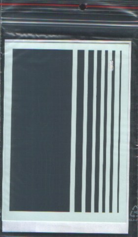 Декаль "Чёрные полосы"