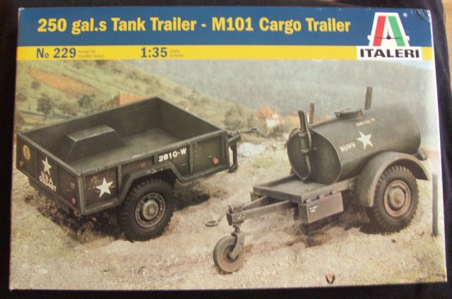 250 gal.s Tank Trailer - M101 Cargo Trailer