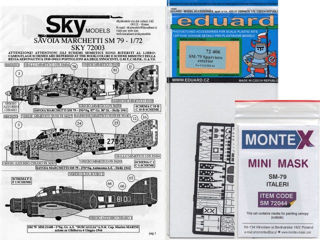 Афтермаркет для Savoia-Marchetti SM.79 Italeri