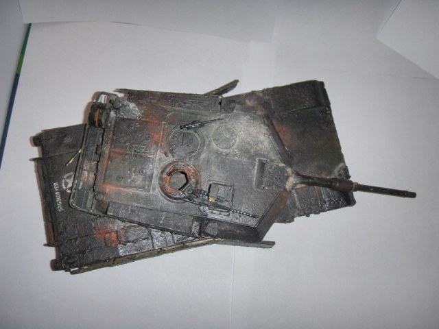 Уничтоженный АБРАМС