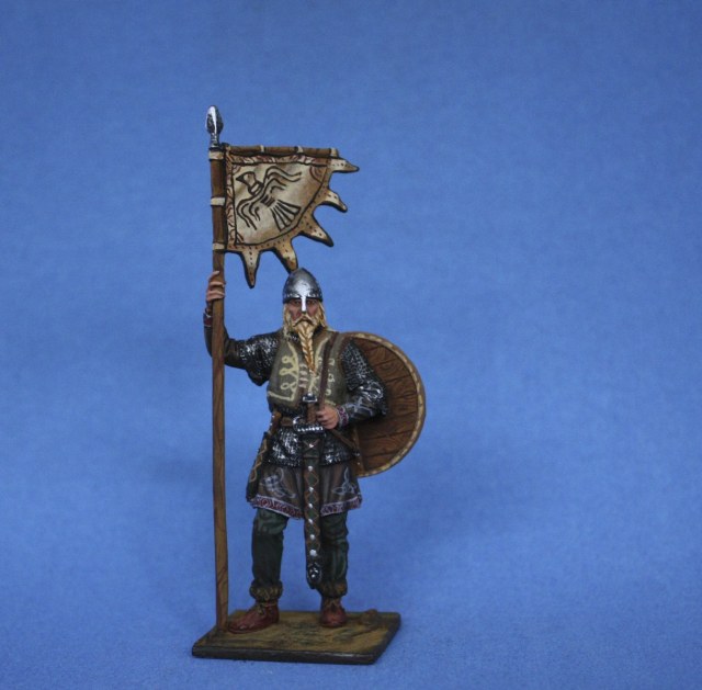 Викинг со знаменем, 9-10 вв