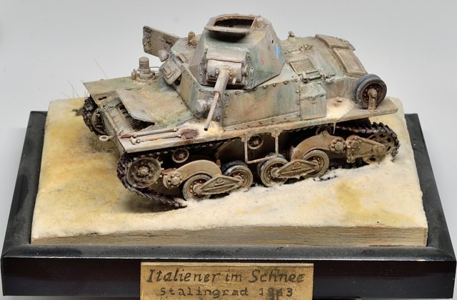 Итальянец в снегу - L6/40 под Сталинградом, 1/35