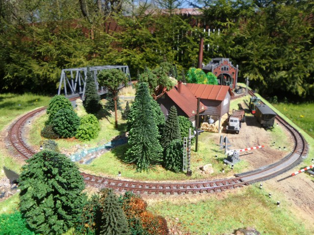 Не большой действующий макет УЖД.