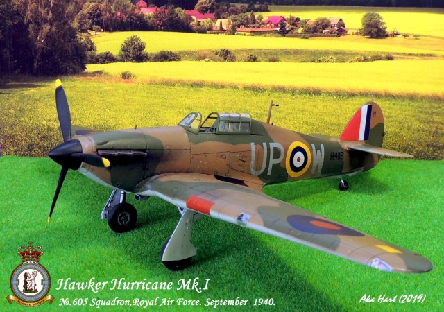 Hawker Hurricane Mk.I British fighter, the Royal Air Force