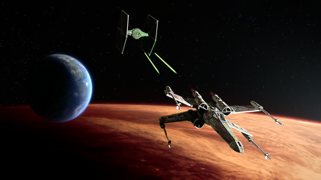 T-65 "X-wing" Starfighter. "Красный пять"